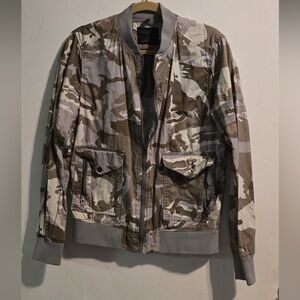 21men Camouflage Bomber Jacket